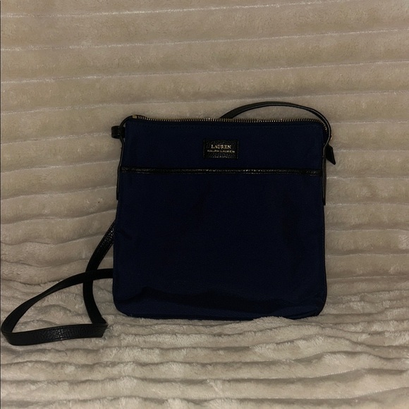Ralph Lauren Navy Blue Messenger Crossbody - Picture 1 of 4